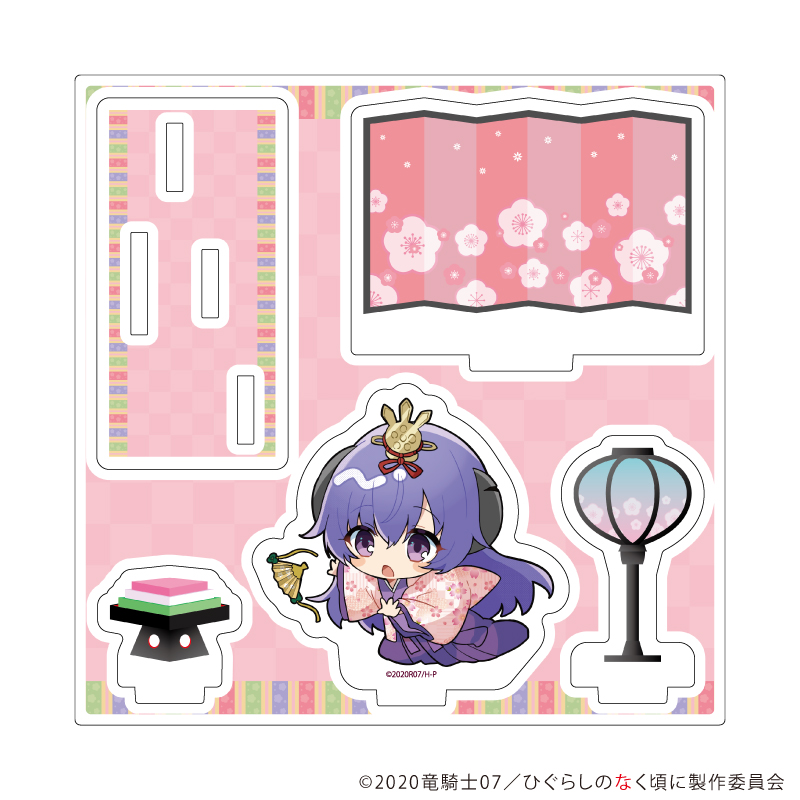 ひぐらしのなく頃に 卒_アクリルスタンドプレート07/羽入 ひな祭りver.(ミニキャライラスト)