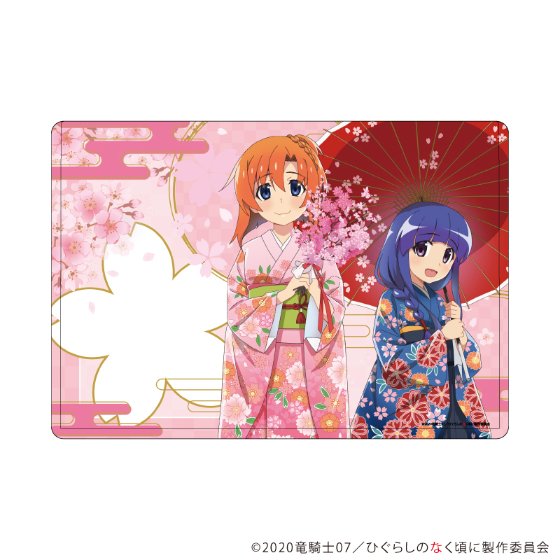 ひぐらしのなく頃に 卒_キャラクリアケース11/竜宮レナ&古手梨花 桜和装ver.(描き下ろしイラスト)