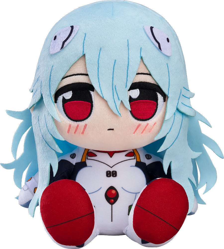 ヱヴァンゲリヲン新劇場版_くりぱん ぬいぐるみ 綾波レイ ロング(ロングヘア:白プラグスーツ)