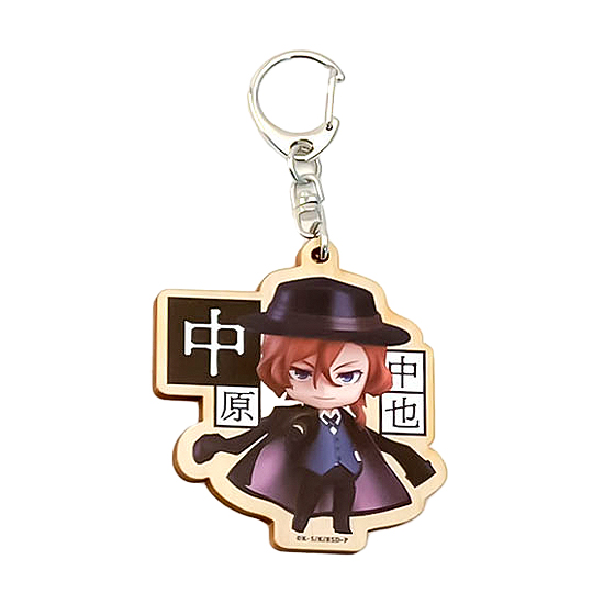 文豪ストレイドッグス_ねんどろいどぷらす ウッドキーホルダー