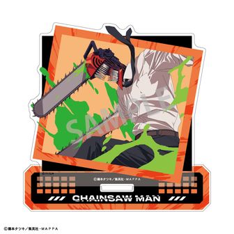 【まとめ・セット】チェンソーマン　アニメグッズ　缶バッジ　アクリルスタンド　アキ 劇場版 チェンソーマン レゼ篇_ロングスクエア缶バッジ 早川アキ／レゼ