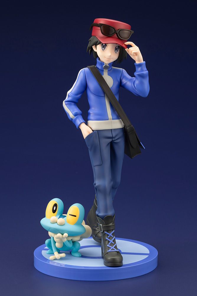 カルム　フィギュア　開封品 ポケットモンスターシリーズ_ARTFX J カルム with ケロマツ