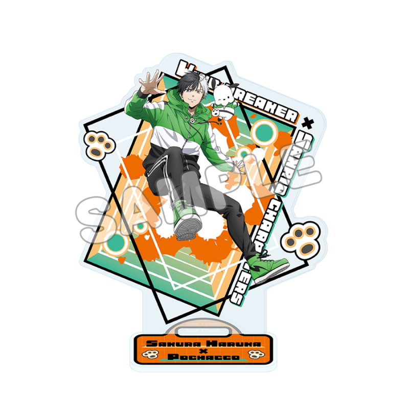 WIND BREAKER×サンリオキャラクターズ2_アクリルスタンド　桜 遥×ポチャッコ