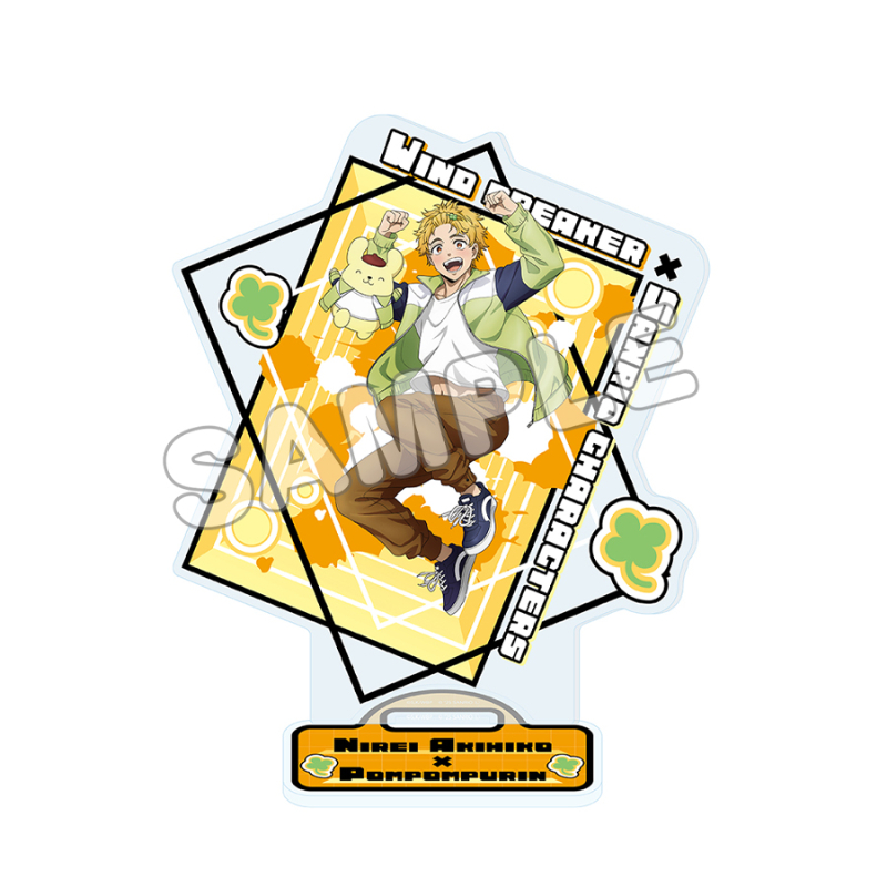 WIND BREAKER×サンリオキャラクターズ2_アクリルスタンド　楡井 秋彦×ポムポムプリン