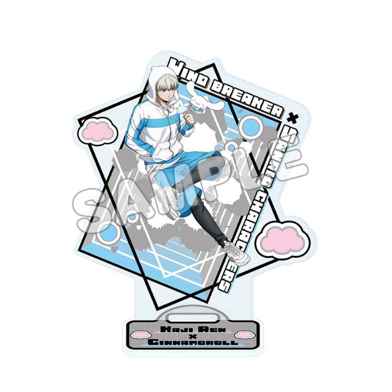 WIND BREAKER×サンリオキャラクターズ2_アクリルスタンド　梶 蓮×シナモロール