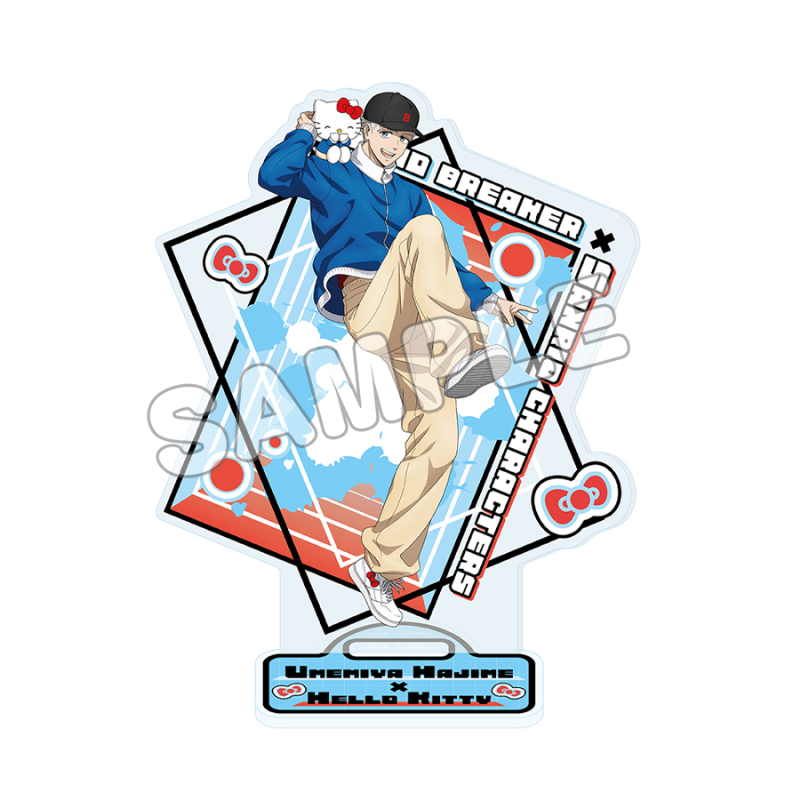 WIND BREAKER×サンリオキャラクターズ2_アクリルスタンド　梅宮 一×ハローキティ