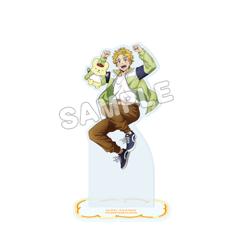 WIND BREAKER×サンリオキャラクターズ2_ビッグアクリルスタンド　楡井 秋彦×ポムポムプリン