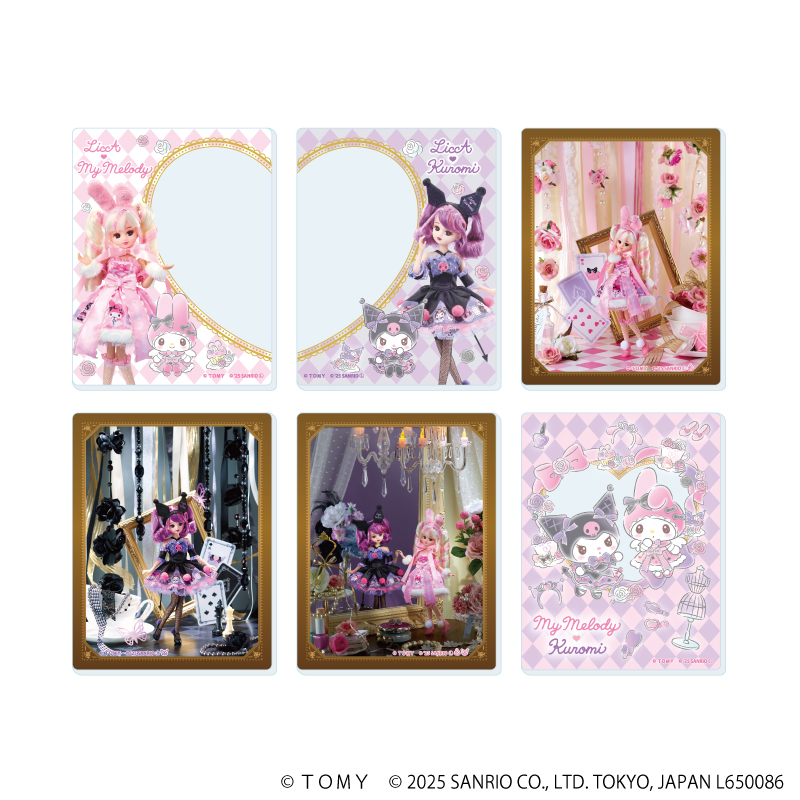LiccA×サンリオキャラクターズ_アクリルカード01/BOX(全6種)【コンプリートBOX/6個入り】