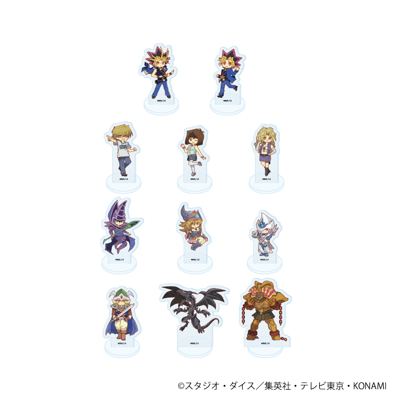 遊☆戯☆王デュエルモンスターズ_アクリルぷちスタンド08/BOX(全11種)(レトロアートイラスト)【コンプリートBOX/11個入り】