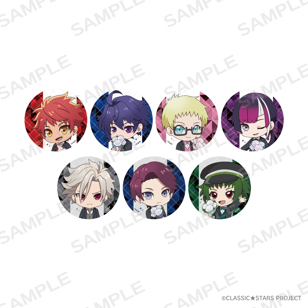 クラシック★スターズ_トレーディング缶バッジ（デフォルメver.）【単位／単品】