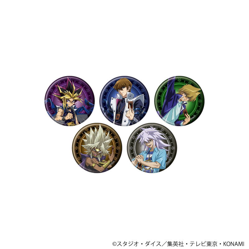 遊☆戯☆王デュエルモンスターズ_缶バッジ12/BOX(全5種)(描き下ろしイラスト)【コンプリートBOX/5個入り】