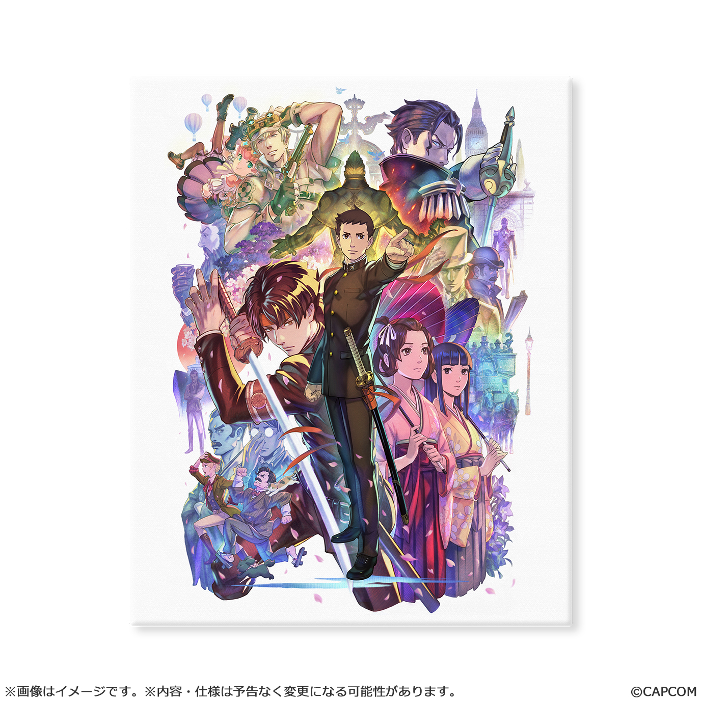 大逆転裁判1&2 -成歩堂龍ノ介の冒險と覺悟-_メインビジュアル キャラファインボード