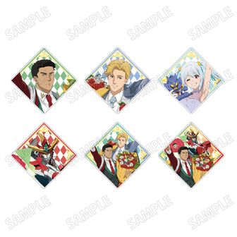 勇気爆発バーンブレイバーン　浴衣　アクリルスタンド　カード　缶バッジセット 勇気爆発バーンブレイバーン プリンセスカフェ POP UP SHOP 特典