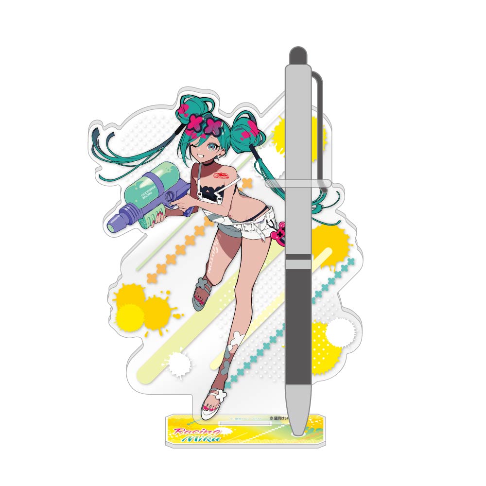 初音ミク GTプロジェクト_レーシングミク 2025 セパンVer.アクリルペンスタンド