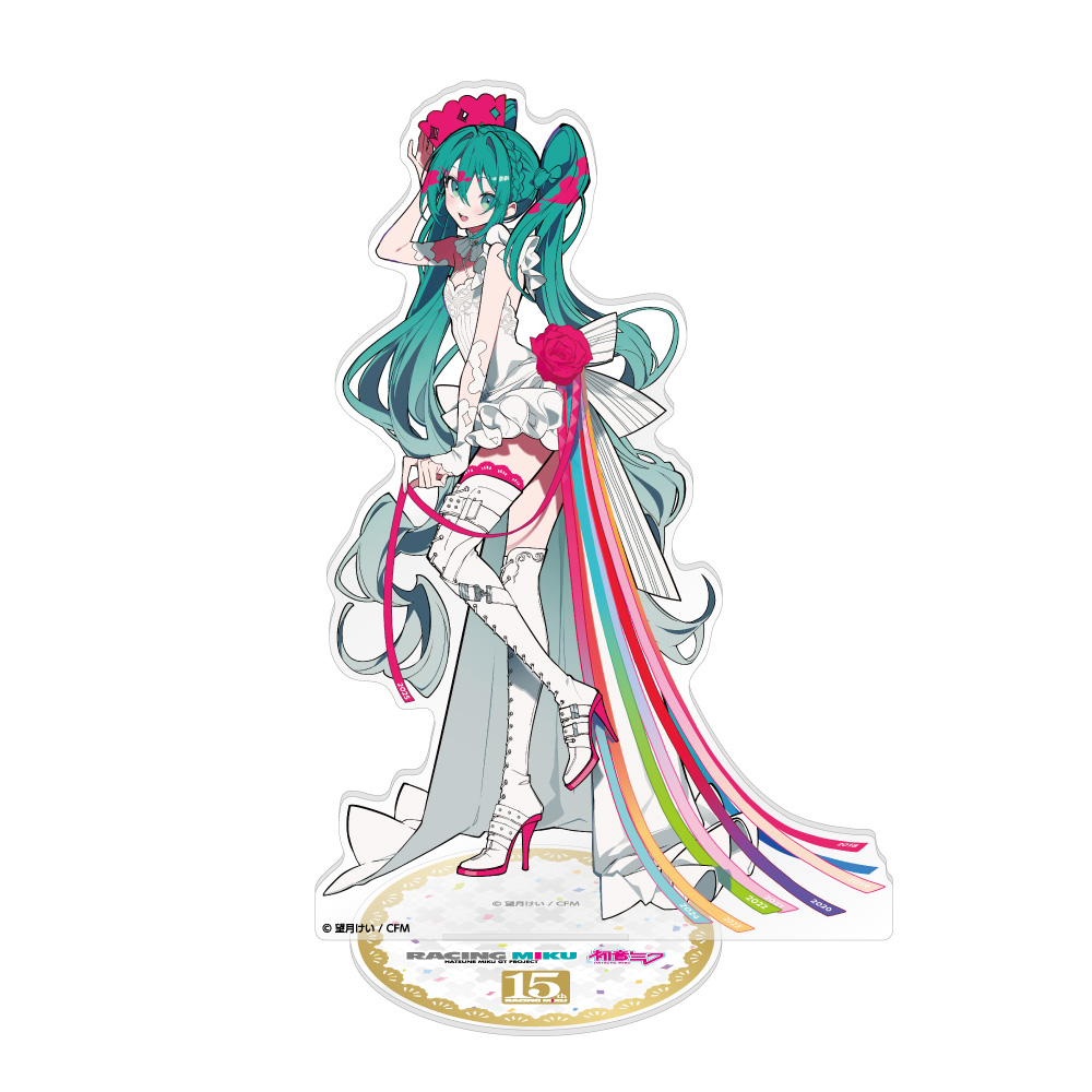 初音ミク GTプロジェクト_レーシングミク 15th Rhapsody 2010-2025特大アクリルスタンド