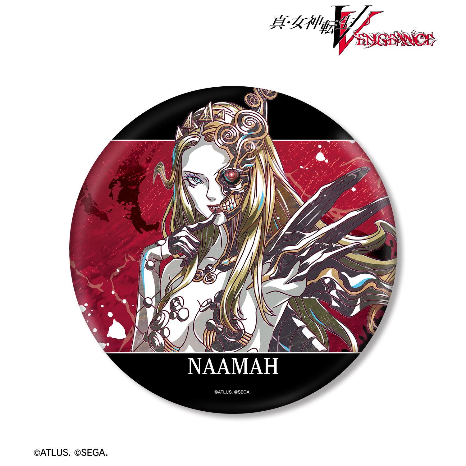 真・女神転生Ⅴ Vengeance Ani-Art カード　缶バッジ　アクキー 真・女神転生Ⅴ Vengeance_ナアマ Ani-Art BIG缶バッジ | 真・女神転生