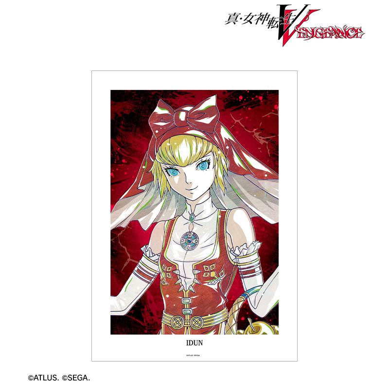 真・女神転生Ⅴ Vengeance_イズン Ani-Art A3マット加工ポスター | 真