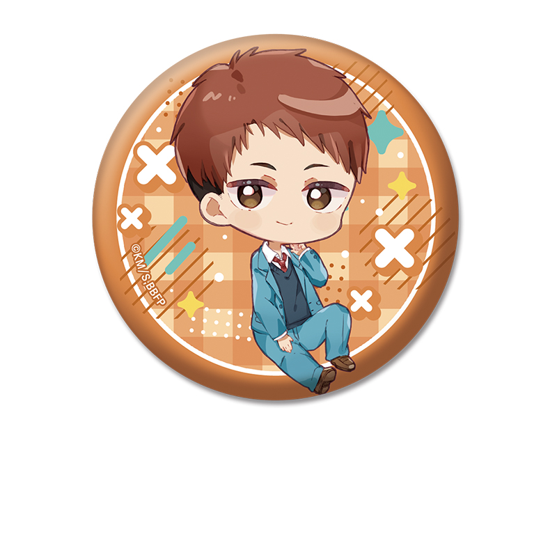 アオのハコ_ぺたん娘缶バッジ vol.2 針生 健吾