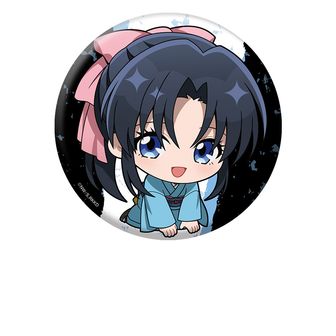 るろうに剣心　缶バッジ　 2個セット るろうに剣心 －明治剣客浪漫譚－_和紙缶バッジセット 緋村剣心