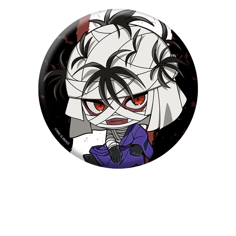 るろうに剣心 ?明治剣客浪漫譚? 京都動乱_ぺたん娘缶バッジ 志々雄真実