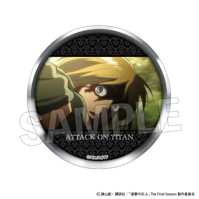 進撃の巨人_ギラギラ缶バッジ　4