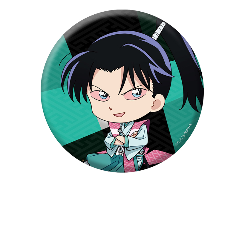 真･侍伝YAIBA_ぺたん娘缶バッジ 佐々木 小次郎