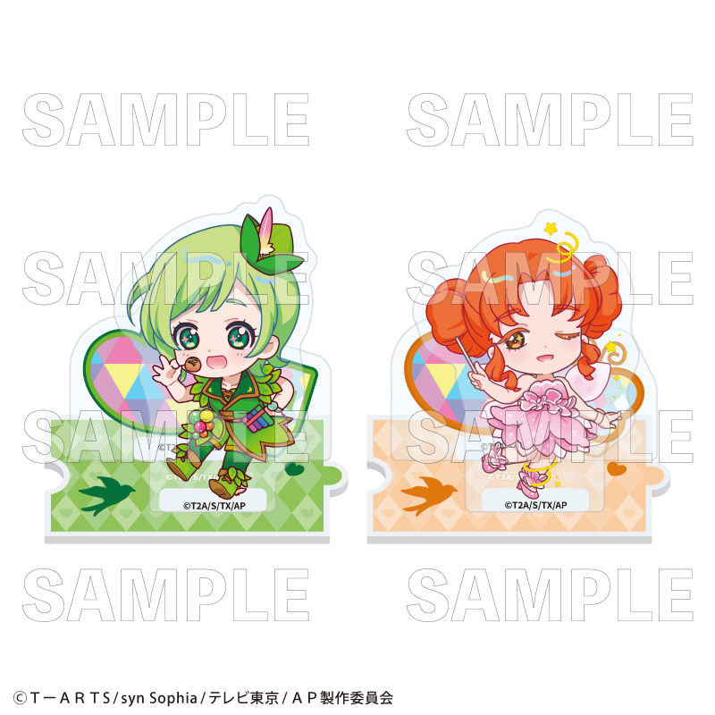 ひみつのアイプリ_アクリルジオラマ アイリ&リンリン