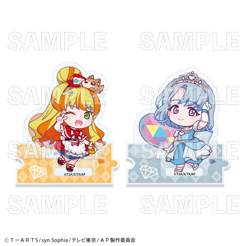 ひみつのアイプリ_アクリルジオラマ じゅりあ&える | 公式グッズ