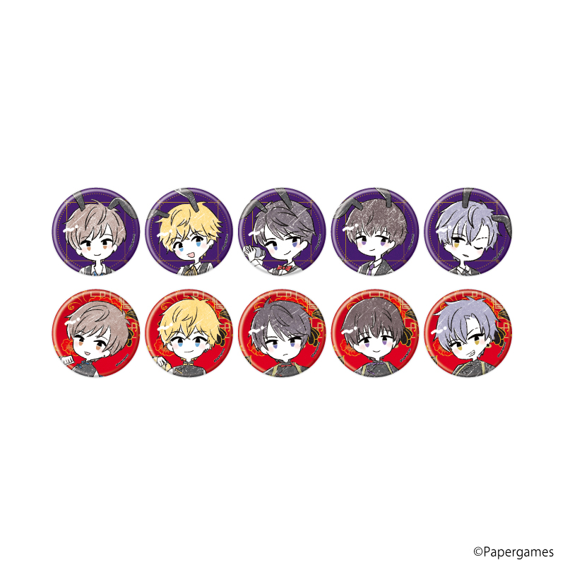 恋とプロデューサー～EVOL×LOVE～_缶バッジ29/BOX(全10種)(グラフアートイラスト)【コンプリートBOX/10個入り】