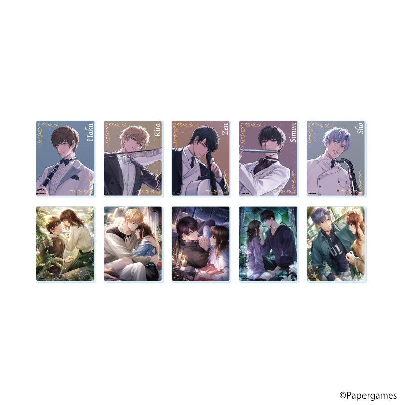 恋とプロデューサー～EVOL×LOVE～_アクリルカード01/BOX(全10種)(公式イラスト)【コンプリートBOX/10個入り】