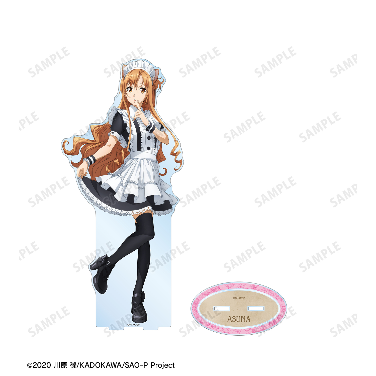 ソードアート・オンライン　アスナ　アクリルセット アスナの“後ろ姿”も堪能できる！80センチ級！超特大の両面
