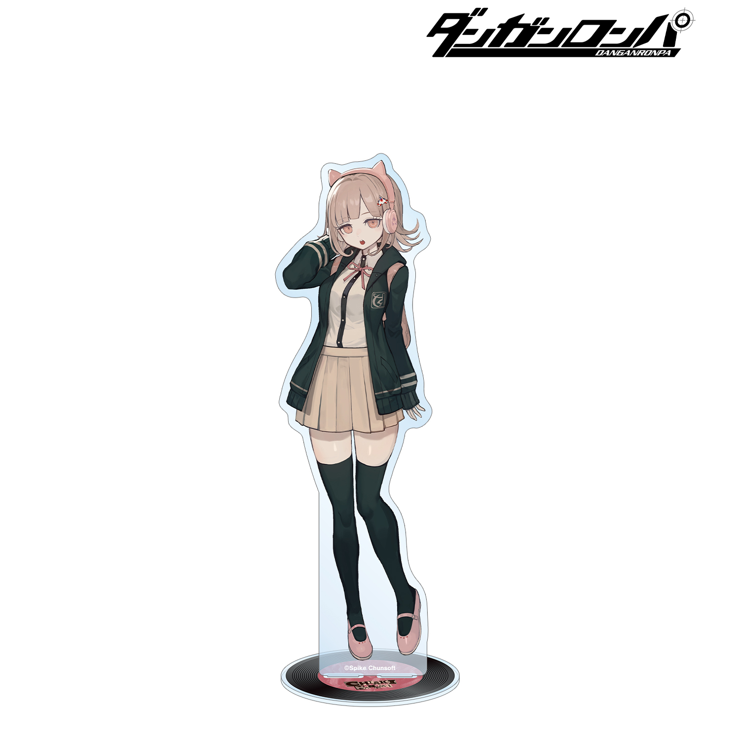 ダンガンロンパシリーズ_lackさんイラスト 七海 千秋 ヘッドフォンver. 特大アクリルスタンド