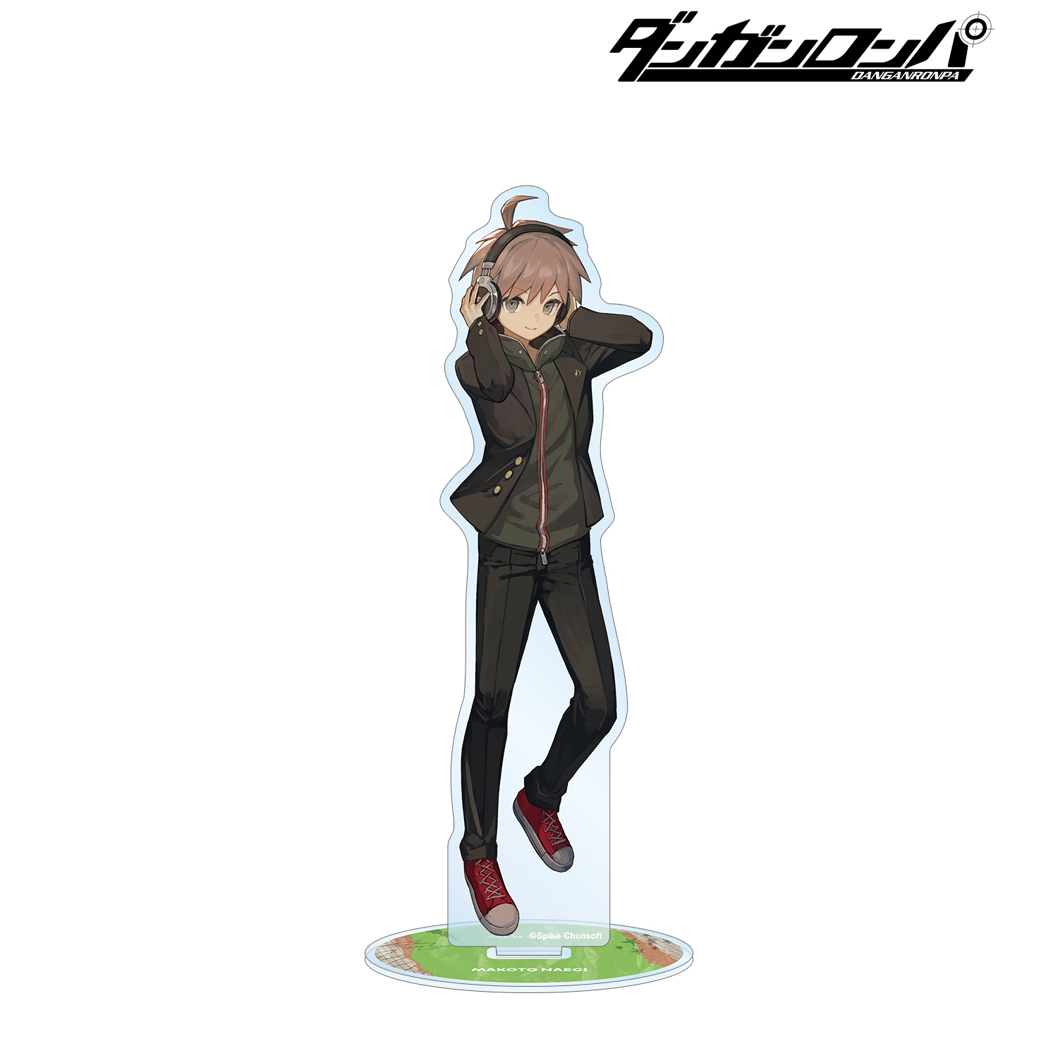 ダンガンロンパシリーズ_lackさんイラスト 苗木 誠 ヘッドフォンver. BIGアクリルスタンド