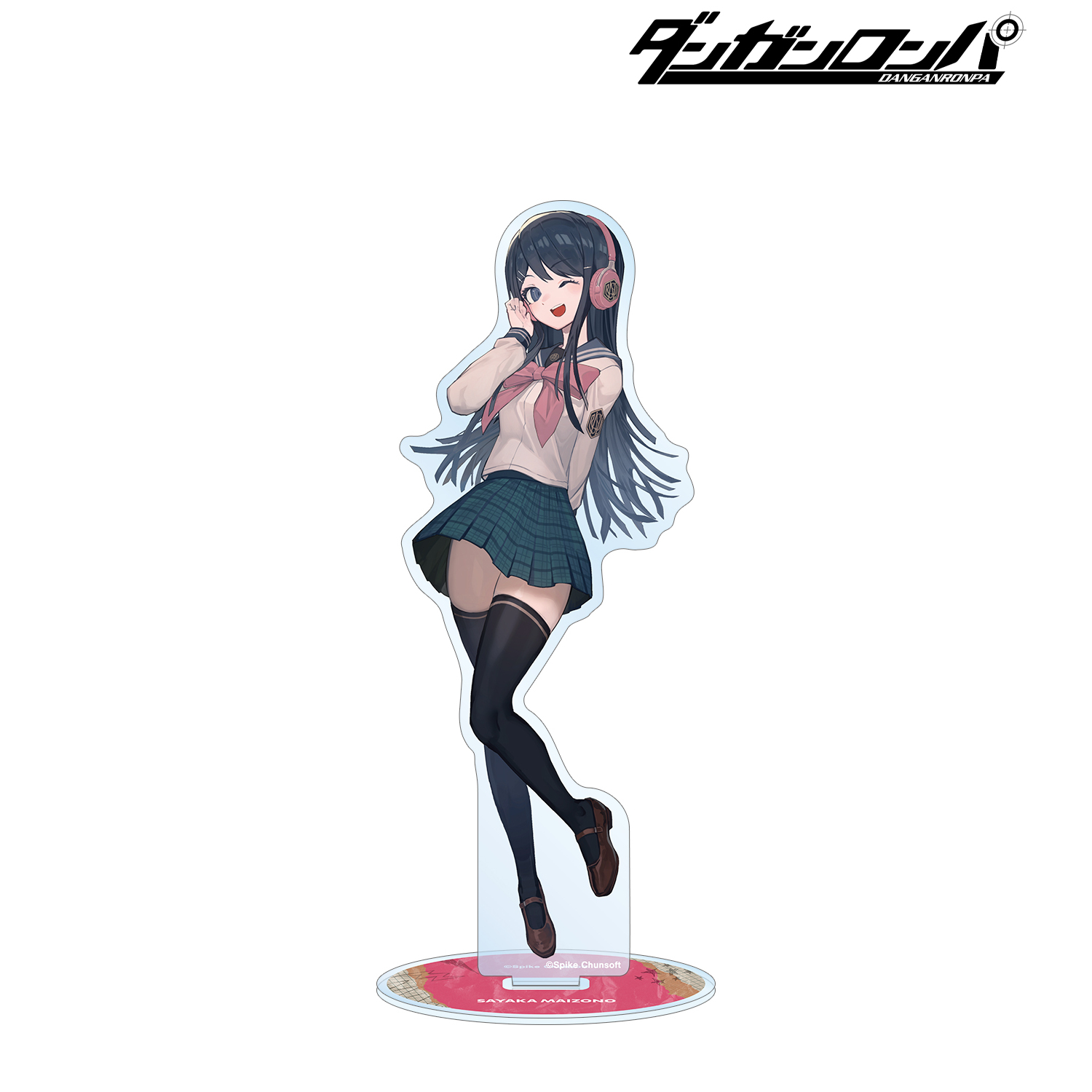 ダンガンロンパシリーズ_lackさんイラスト 舞園 さやか ヘッドフォンver. BIGアクリルスタンド