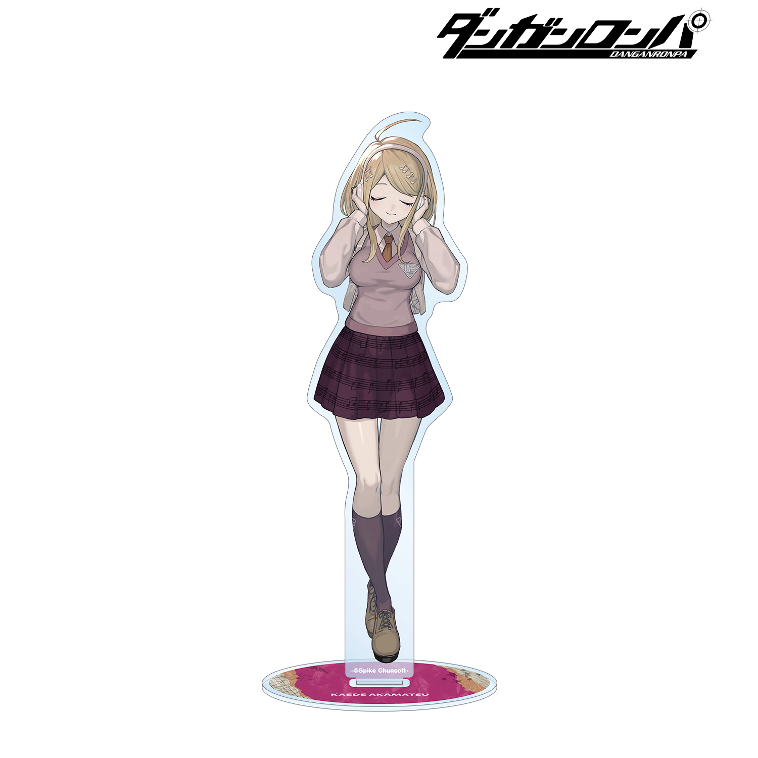 ダンガンロンパシリーズ_lackさんイラスト 赤松 楓 ヘッドフォンver. BIGアクリルスタンド