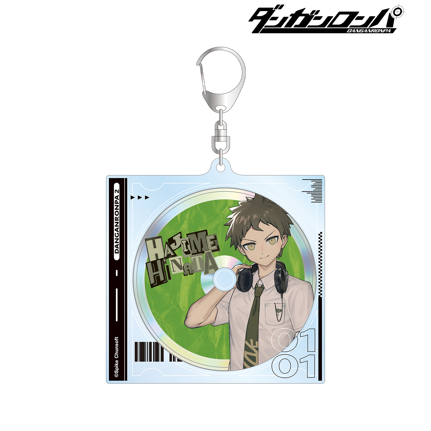 ダンガンロンパシリーズ_lackさんイラスト 日向 創 ヘッドフォンver. BIGアクリルキーホルダー