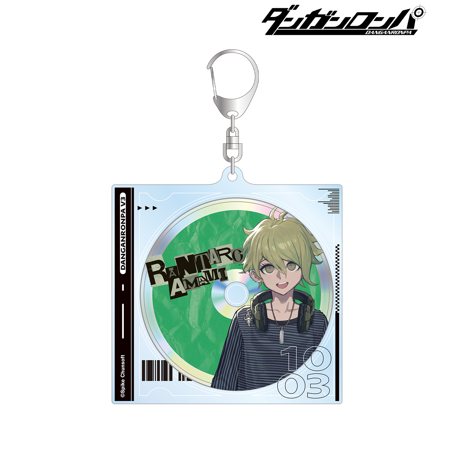 ダンガンロンパシリーズ_lackさんイラスト 天海 蘭太郎 ヘッドフォンver. BIGアクリルキーホルダー