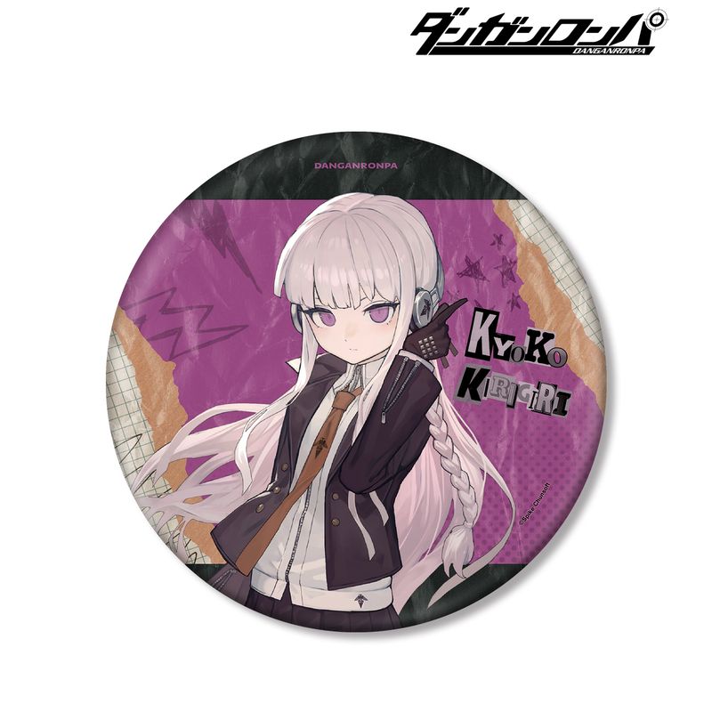 【当選品】ダンガンロンパ3 戦国アスカZERO レア 缶バッジ 霧切響子 ダンガンロンパシリーズ_lackさんイラスト 霧切 響子 ヘッドフォンver