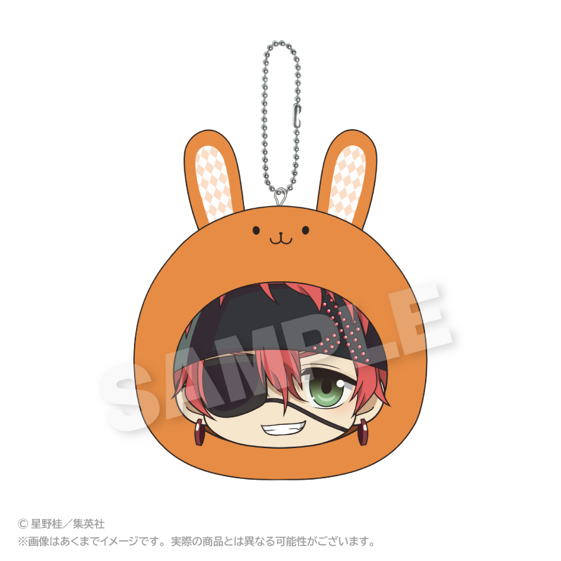 D.Gray-man_まるめいつクッションキーホルダー ラビ