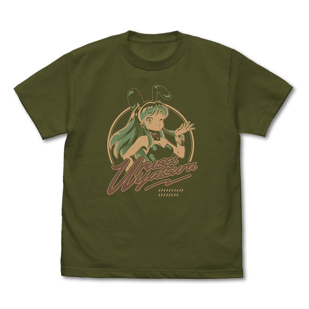 うる星やつら_Mサイズ_バニーガール ラム Tシャツ/MOSS