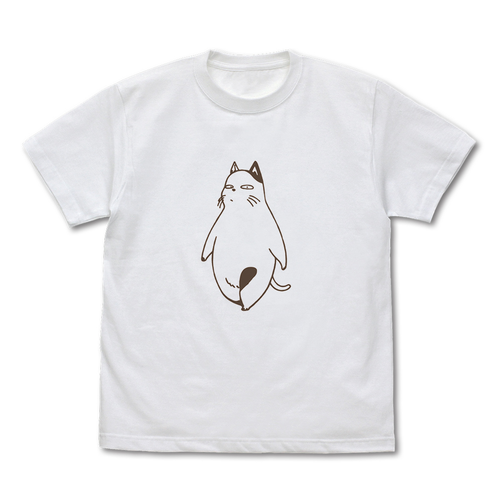 うる星やつら_Lサイズ_歩くこたつねこ Tシャツ/WHITE