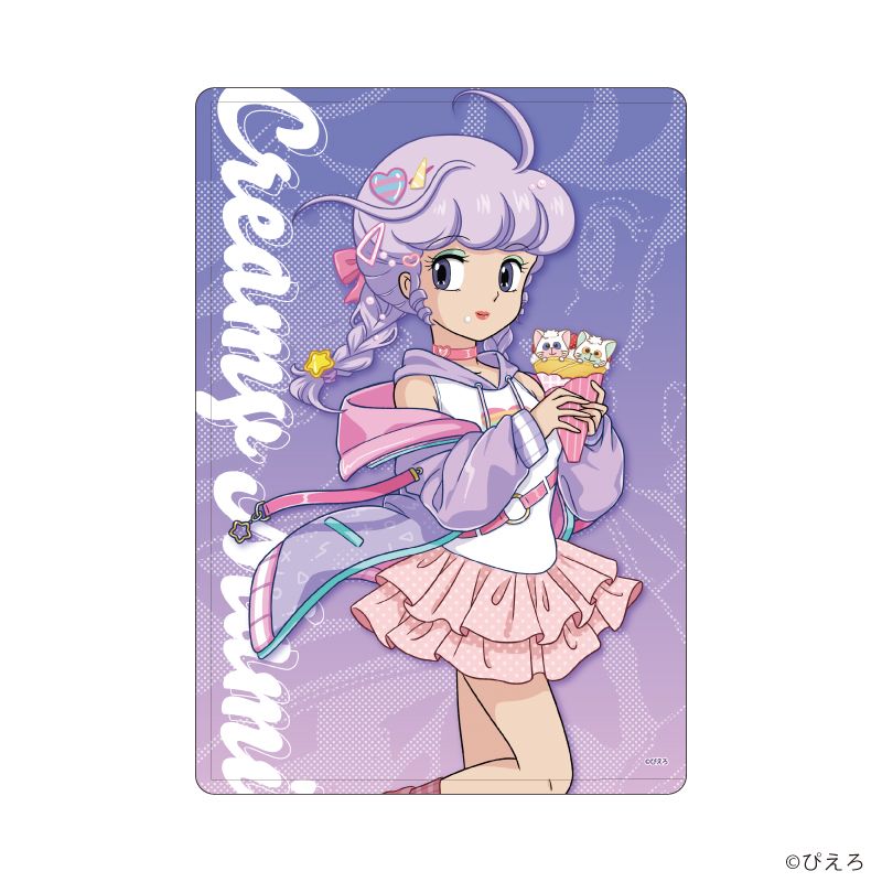 魔法の天使クリィミーマミ_キャラクリアケース04/クリィミーマミA 食べ歩きスイーツver.(描き下ろしイラスト)