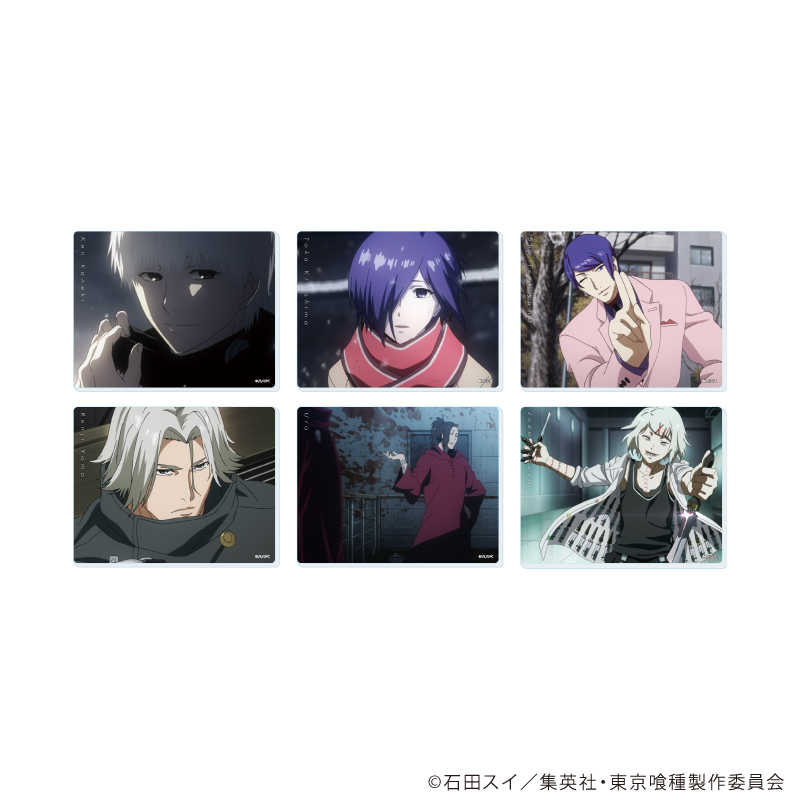 東京喰種_アクリルカード03/BOX(全6種)(場面写イラスト)【コンプリートBOX/6個入り】