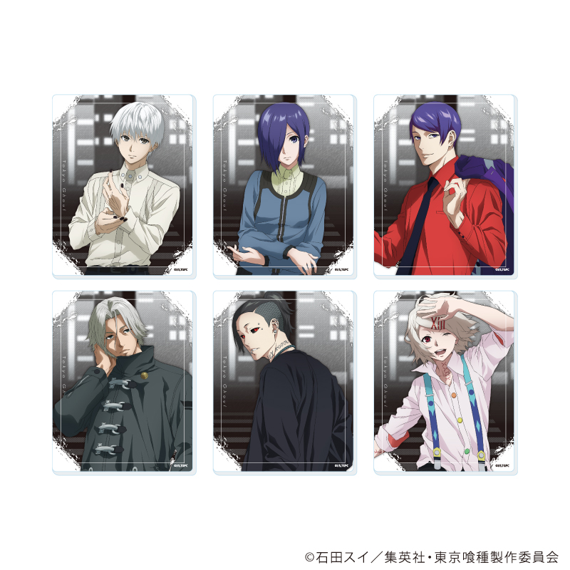 東京喰種_アクリルカード02/BOX(全6種)(描き下ろしイラスト)【コンプリートBOX/6個入り】