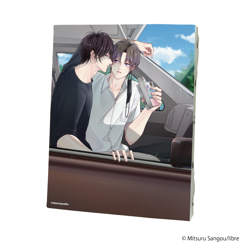 マスク男子は恋したくないのに_キャンバスボード02/墨乃 雪＆敦賀 照道(公式イラスト)