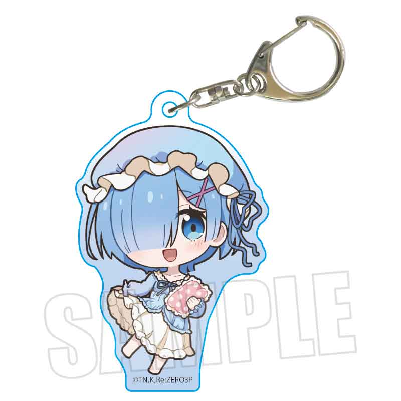 Re:ゼロから始める異世界生活_ぷかっしゅアクリルキーホルダー 3rd season ver. レム(パジャマ)
