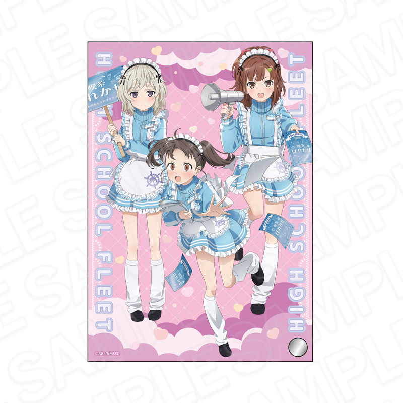 劇場版 ハイスクール・フリート_ミニアクリルアート 志摩&芽依&鈴 晴風カフェ ver.
