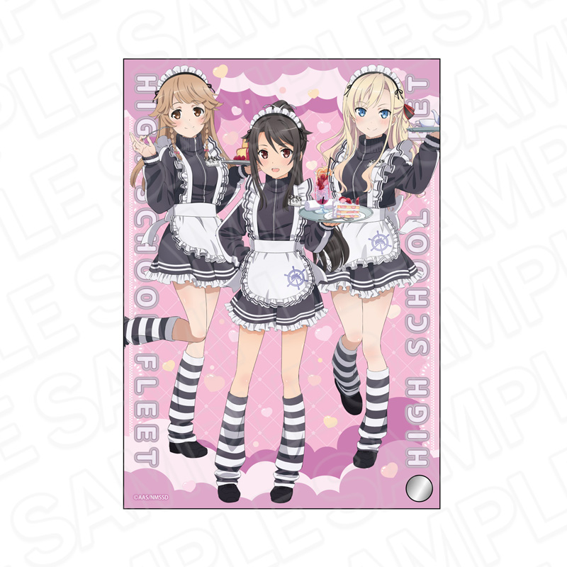 劇場版 ハイスクール・フリート_ミニアクリルアート ましろ&幸子&ヴィルヘルミーナ 晴風カフェ ver.