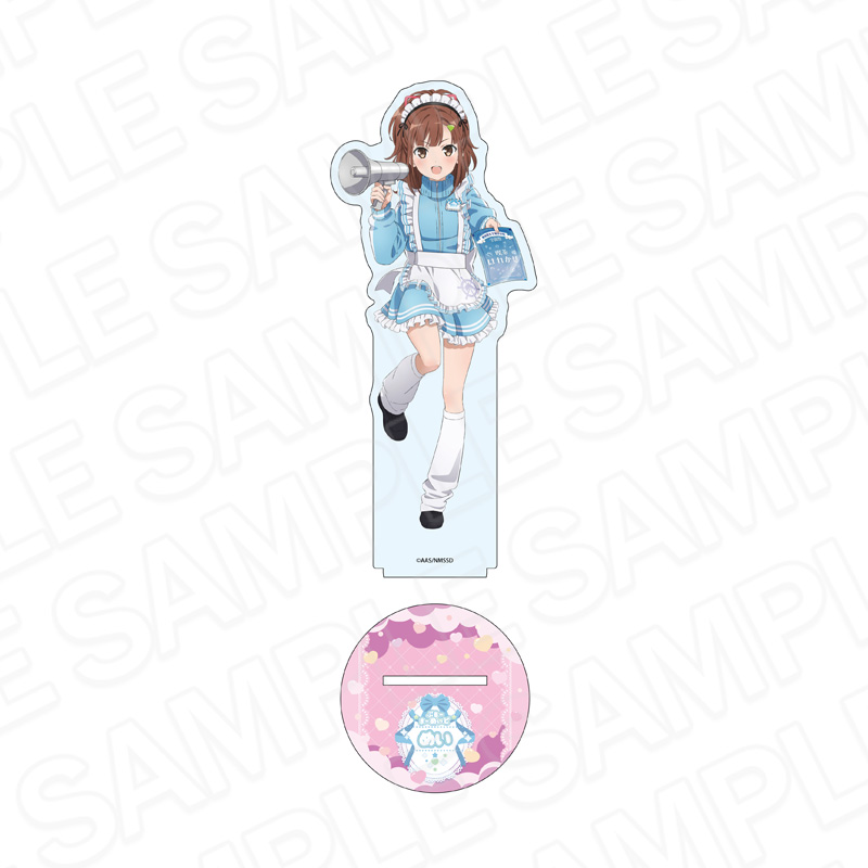劇場版 ハイスクール・フリート_ホログラムデカアクリルスタンド 西崎 芽依 晴風カフェ ver.
