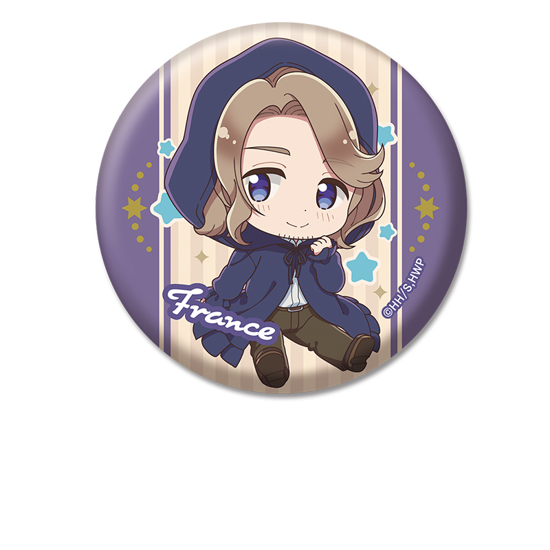 ヘタリア World★Stars_ぺたん娘缶バッジ フランス